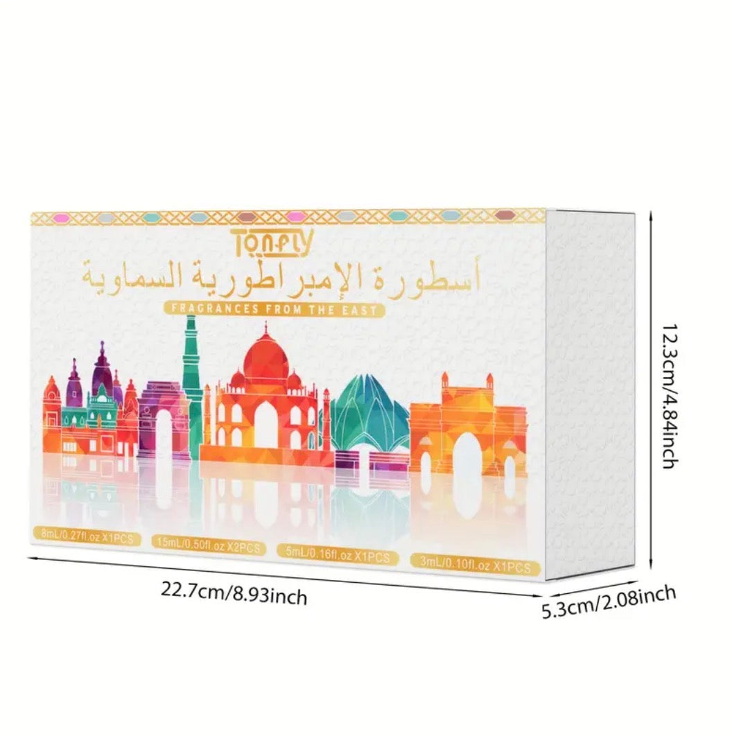Fragrance from the east premium perfume 5 piece set