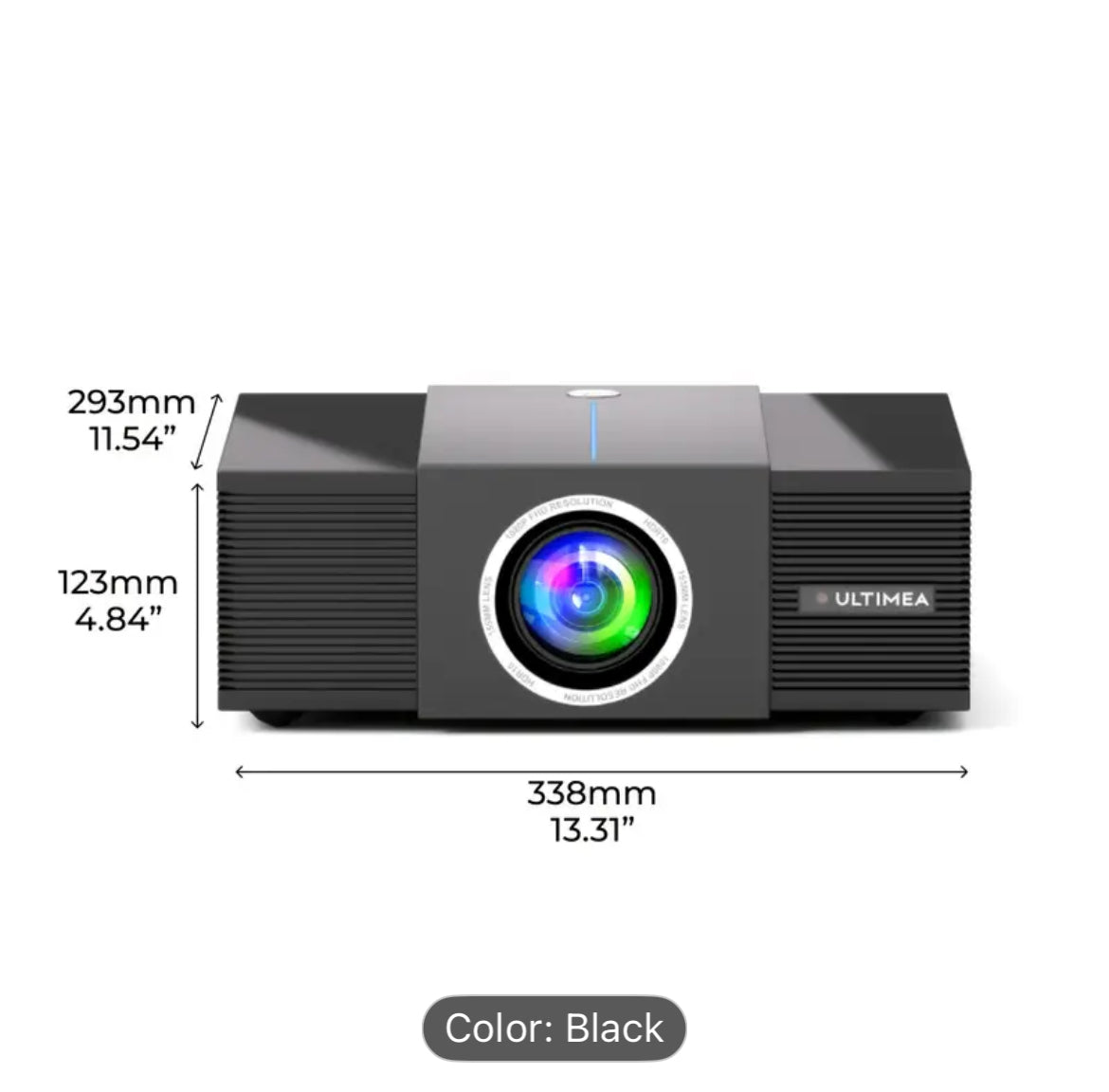 ULTIMEA 4K Decoding Projector, Native 1080P Full HD, 900 ANSI with built in 30W Speakers
