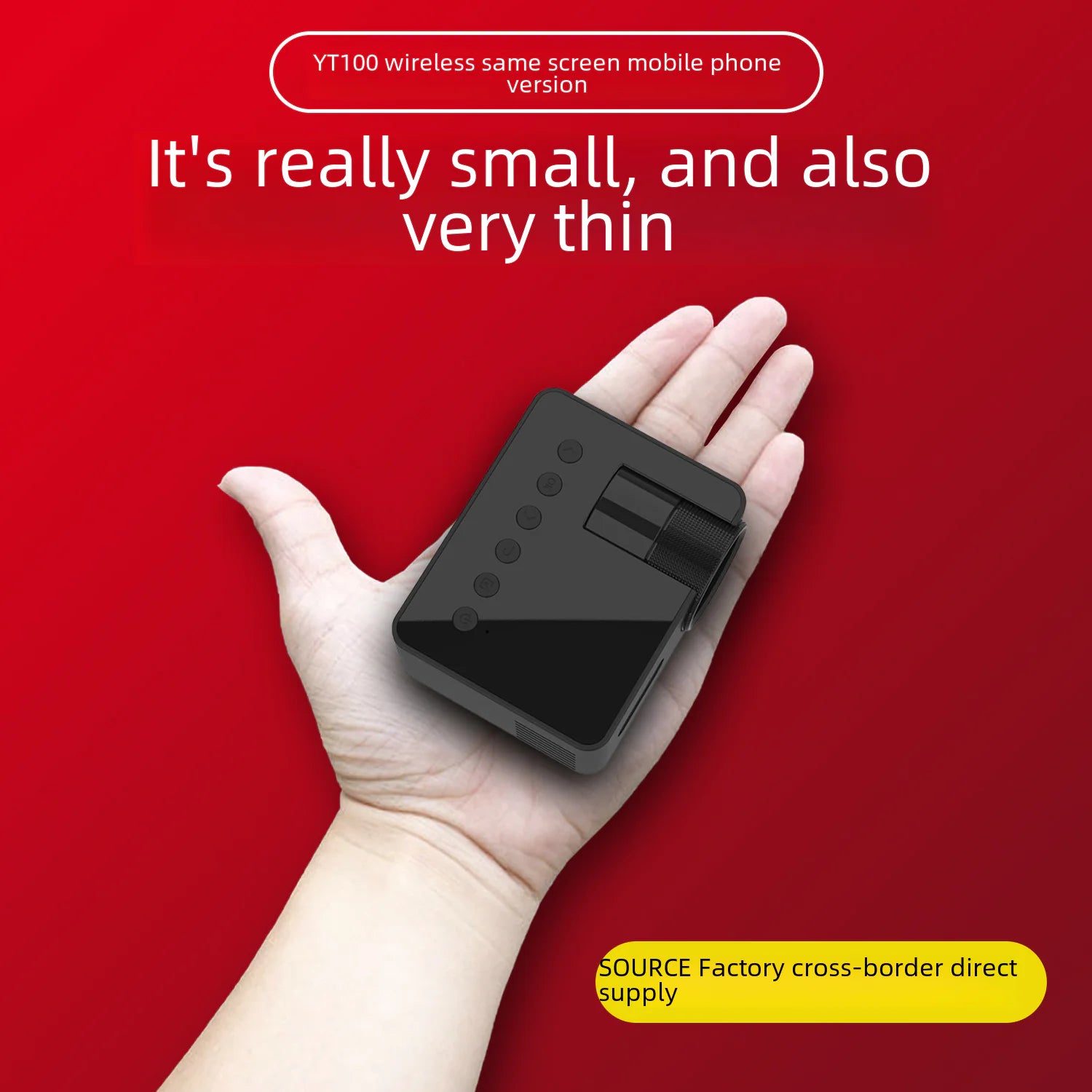 YT100 Portable Mini Projector for Home Cinema